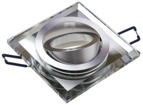 Podhľadové bodové svietidlo BERGE BRG71000 - sklo - štvorcové - zrkadlo