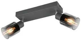 Antracitové bodové svietidlo ø 7 cm Cadiz – Trio