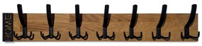 Dekorstudio Nástenný dubový vešiak Modern Oak 80cm