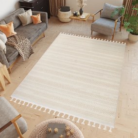 Béžový koberec v minimalistickom dizajne Rio Loop Šírka: 200 cm | Dĺžka: 300 cm