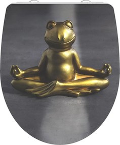 Eisl Sanitär WC sedátko Duroplast Soft Close Relaxing Frog High Gloss 82581