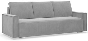 Trojmiestna rozkladacia sedačka NOTO svetlosivá