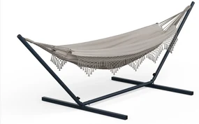 SwayStation Boho hojdacia sieť, 400 x 116 cm, odolná proti poveternostným vplyvom, odolná proti hrdzi