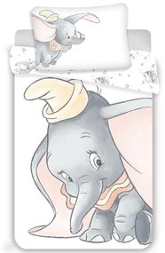 JERRY FABRICS -  JERRY FABRICS Obliečky do postieľky Dumbo Grey baby Bavlna, 100/135, 40/60 cm