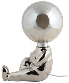 Detská lampička v striebornej farbe Joey – Leitmotiv