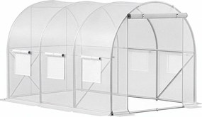 GT0010 Záhradný skleník / fóliovník 3 × 2 × 2 m Springos UV-4, 140 g/m²