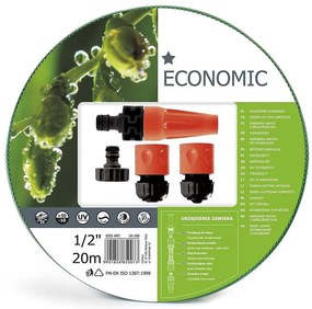 Komplet hadica Economic 1/2 20MB+koncovky 10-100