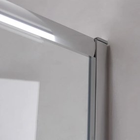 BPS-koupelny Štvorcový sprchový kút KZ93D 70x70 chróm/transparent - bez vaničky