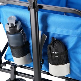 Kempingový vozík NILS Camp NC1606 modro-sivý