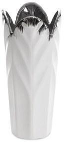 KERAMICKÁ VÁZA NIRA 13X13X28 CM BIELA