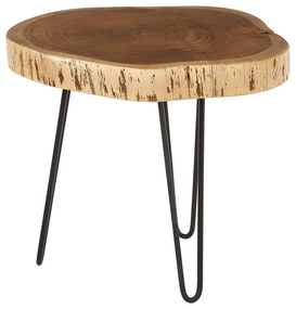 Odkladací stolík s doskou z akácie 46x48 cm Nandri – Premier Housewares