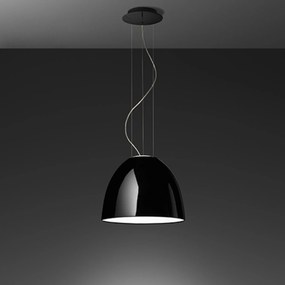 Artemide Nur Mini Gloss čierny lesk 150W, dizajn, E27