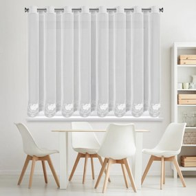 ZÁCLONA NA KRÚŽKOCH LETI 350X160 CM KVETY