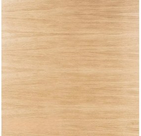 AKCIA Čierny jedálenský stôl s doskou v dekore dub PURO 70x70 II. akosť