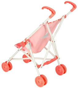 KIK Baby Annabell skladací kočík pre bábiku, ružový