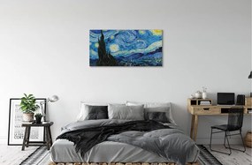 Obraz canvas Art hviezdnej noci 140x70 cm