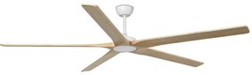 FARO 34191WT - Stropný ventilátor BIGWOOD XL borovica/biela pr. 200 cm WT + DO