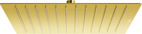 Mexen Slim dažďová sprcha 30 x 30 cm, zlatá - 79130-50