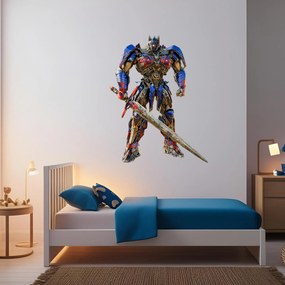 Transformer - Optimus Prime - textilná nálepka na stenu