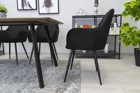 Set jedálenských stoličiek LUGO čierne (2ks)