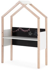 Detský písací stôl z borovicového dreva 40x100 cm Roxana – Marckeric