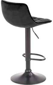 Barová stolička 106x43 cm čierna