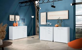 Komoda so zásuvkami Mike, biela