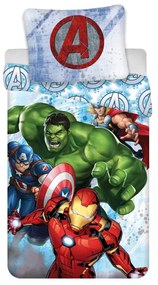 Jerry Fabrics Detské bavlnené obliečky – Avengers Heroes