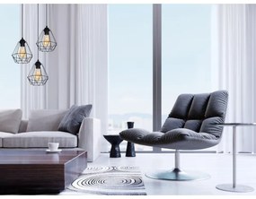 Luster na lanku DIAMENT 3xE27/60W/230V