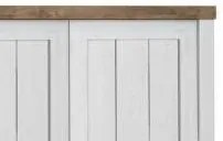 Šatník Provence S4D, sosna andersen/lefkas ciemny.