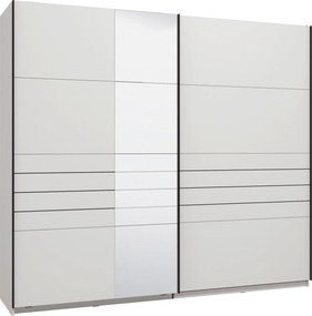 XXXLutz ŠAT. SKRIŇA S POSUV. DVERAMI, biela, 245/217,5/61 cm Xora - Skrine - 000834015315