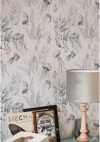 Tapeta mágie oceánu béžová 280×100 cm