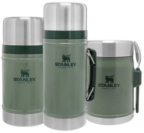Zelená termoska na jedlo z nehrdzavejúcej ocele 400 ml Legendary Classic Hammer Tone Green – Stanley