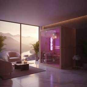 BPS-koupelny Fínska sauna Relax HYD-3940 150x120, 3-4 osoby