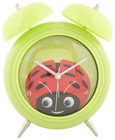 Detský budík ø 15 cm Peekaboo Ladybug – Karlsson