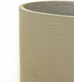 Kvetináč CHICO, sklolaminát, výška 24 cm, béžová
