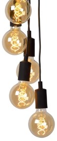 Lucide 08408/07/30 - Luster na lanku FIX MULTIPLE 7xE27/60W/230V