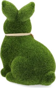 Dekoratívna figúrka POLY v tvare veľkonočného zajaca, zelená 965269