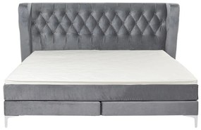 Boxspring Benito Moon posteľ sivá 180x200cm