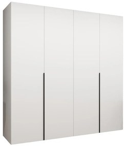 Skriňa Alicante I 200 biela/čierna