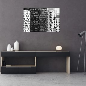 Obraz čiernobiele architektúry (90x60 cm)