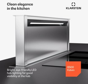 Klarstein Royal Flush Eco 90 digestor 90 cm 604 m³/h EEK A++ vrátane filtrov s aktívnym uhlím