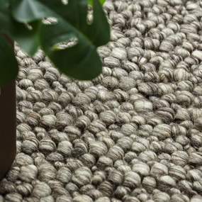 Dywany Łuszczów, Kusový koberec Tahar 99005 antra, 90x150, šedá, obývacia izba