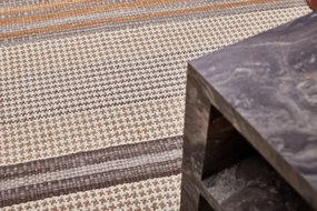Diamond Carpets India, Ručne viazaný kusový koberec Houndstooth DESP HL89 Beige Mix, 240x300, béžová, hnedá, obývacia izba