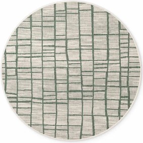 Koberec Ted Baker Haringey Crouch zelený / biely kruh