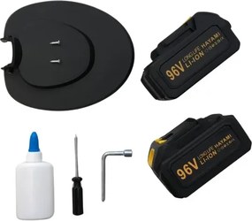 Akumulátorové nožnice na živý plot HAYAMI HA-1038 + 2 batérie + príslušenstvo