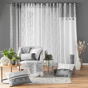 Sivá deka 125x150 cm Flavie – douceur d'intérieur