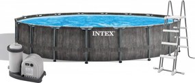 Bazén Intex Prism Frame Greywood 5,49 x 1,22 m kompletset s filtráciou