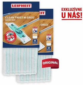 Náhrada na mop Clean Twist M Ergo Micro Duo - 2 ks v balení