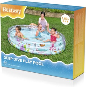 Nafukovací bazén Marine World 183 x 33 cm Bestway 51005